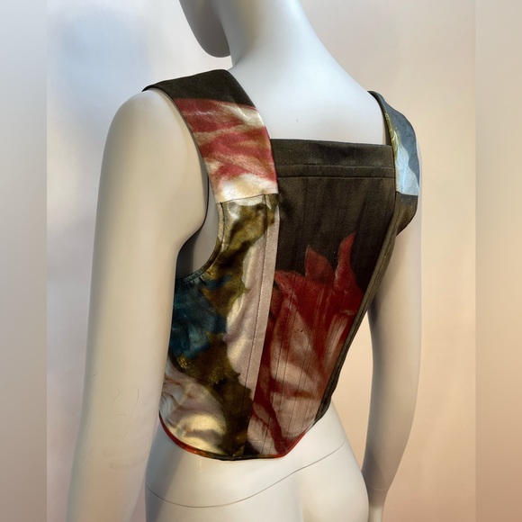 Vivienne Westwood BRAND NEW CAGE CORSET BOSSCHAERT PRINT IT 42 NWT - Picture 8 of 16